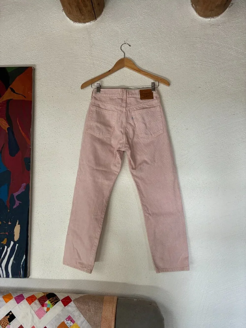 Pink! Levis Wedgie Straight Jeans - Picture 2 of 4